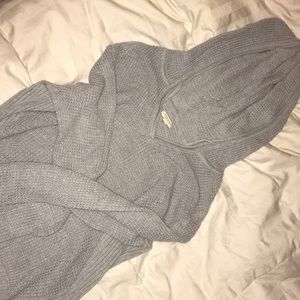 Grey Hooded Sweatshirt